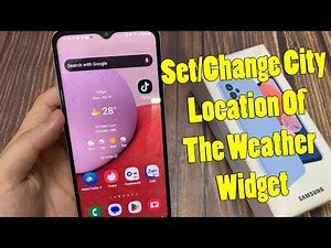 Samsung Galaxy A13: How to Set/Change City Location Of The Weather Widget