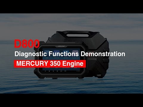 D800-MERCURY 350 Engine Diagnostic Functions Demonstration