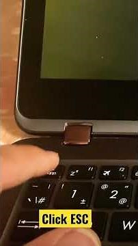 ASUS Zenbook Flip Boot From USB And install Windows 10