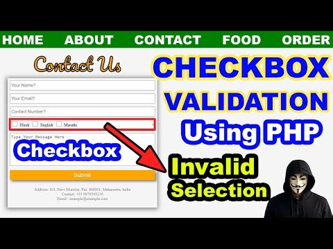 How to validate checkbox in PHP, Handle Checkbox in PHP (Hindi), PHP checkboxes explained