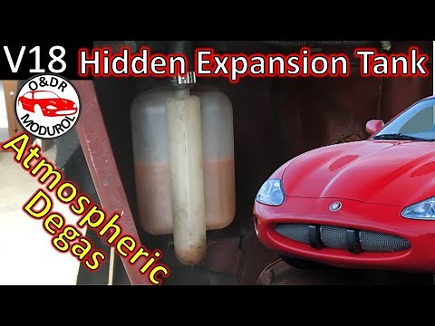 Jaguar XK8 Cooling Secret: Atmospheric Tank Explained & Easy Level-Check Mod! (Video V18) XKR X100