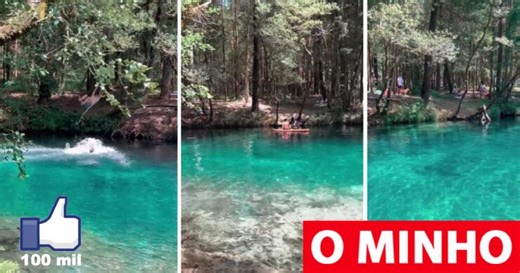 Esta lagoa azul turquesa é um paraíso secreto para descobrir em Viana