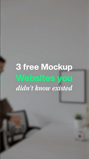 3 Free Mockup Sites That Are Better Than Paid 🚀 #shorts #designresources #mockups
