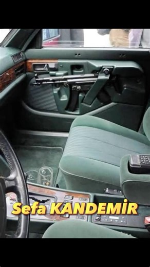 Kapılarında MP5 Saklama Yeri Olan Mercedes Benz 420 SE ! #shorts