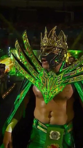 Así llegó Laredo Kid a defender su Campeonato. 🔥🦅