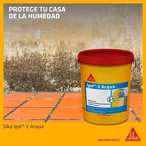 ¿Todavía tienes problemas con la humedad? Con Sika Igol®-2 Acqua, puedes impermeabilizar muros, fachadas y cubiertas ;) Conócelo aquí: https://bit.ly/2KAFff5 | Sika S.A. Chile