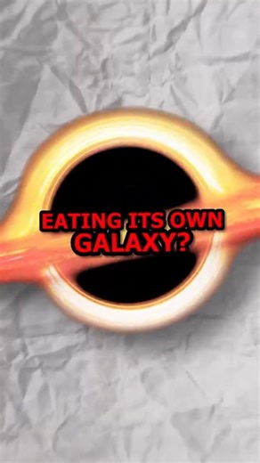 This Black Hole Is Eating Its Galaxy! 🤯 #shorts