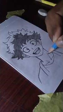 How to Draw Deku (Izuku Midoriya) Step by Step | My Hero Academia Easy Tutorial #Deku #AnimeDrawing