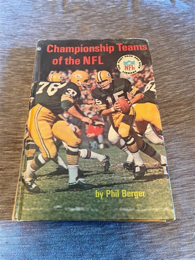 Vintage "championship Teams of the Nfl" Book: 1968 Illustrated Hardcover - Etsy