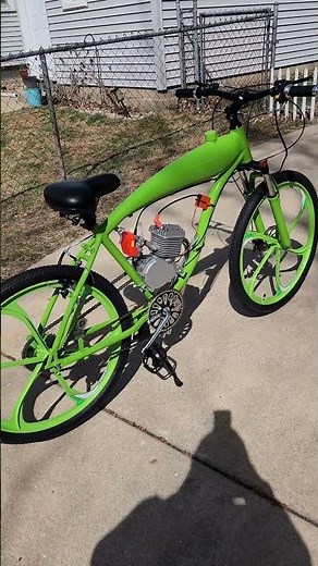 Ninja Green Zeda-85 Firestorm 85cc Screaming Demon Motorized Bike