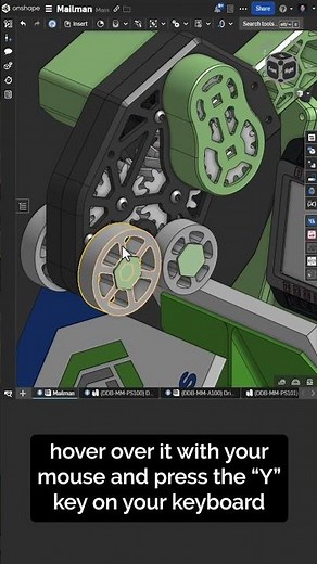 Hide & Show Components in an #Onshape Document