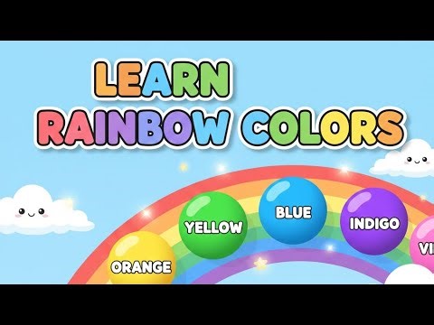 “Rainbow Colors Learning for Kids | Fun Color Lesson | Rainbow Kids Club”