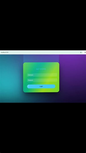 This Crazy Login UI is Made Using Only HTML & CSS 😳🔥 Comment "CODE" for source 👇 Follow for more 🚀