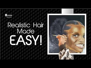 How to Paint Realistic Hair: Afro & Gel Styles Made Easy!