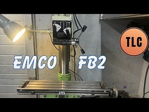 Emco FB2 Milling Machine Fräsmaschine Fräsmaskin Freesmachine Fräse
