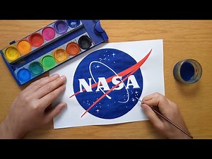How to draw a NASA logo