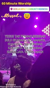 NEW SONG | Yesus Tak pernah berubah Pas banget semalam pelayanan di @impactcommunity.id dan tema nya tentang Tuhan yang tak pernah berubah Pas nyusun lagu, tiba2 dapat lagu baru malahan Tuhan memang dahsyat.. Ada pewahyuan dalam pewahyuan Apapun yang kau alami, Kasih dan Kuasa Tuhan tak pernah berubah Karena itu hatimu dan kasihmu pada Tuhan jangan berubah, imanmu pada Yesus jangan berubah karena AnugerahNya selalu ada bagi kita selamanya ❤️ -- Thank you tim @iciworship yang sudah mau diajak rol