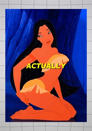 Actually, Pocahontas was 11 years old. John Smith was 27. #animation #cartoons #pocahontas