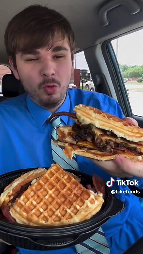 Does Waffle House Have The BEST Waffles? #wafflehouse #foodie #foodtiktok #mukbang #fastfood #fyp
