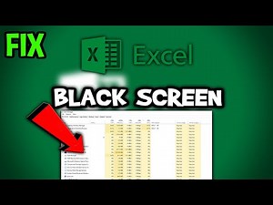 Excel – How to Fix Black Screen & Stuck on Loading Screen