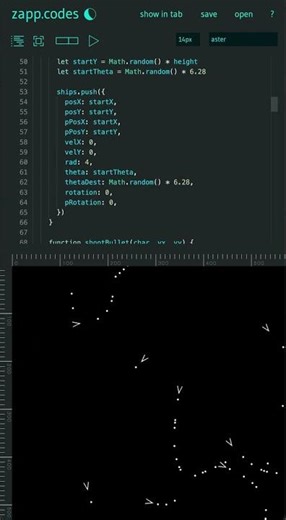 aster #javascript #code #programming #creativecoding #js #webdevelopment #developer #software