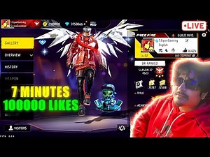 Raistar & Gyan Gaming is live free fire CS RANK PUSH TOP 1