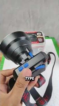 Super Bright Waterproof Laser LED Headlamp, 50-Hour Battery Life #headlamp #superbrightflashlight