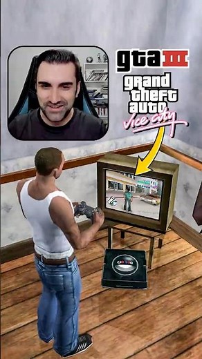 PLAYING GTA VICE CITY AND GTA 3 ON THE TV IN GTA SAN ANDREAS! #gta #gtasanandreas