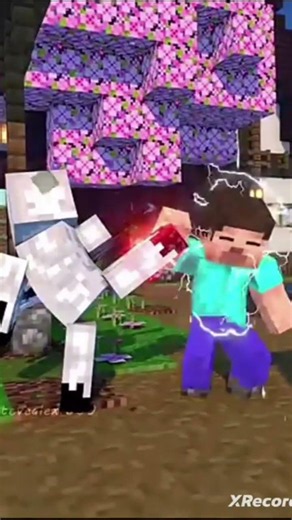 herobrine punch #minecraft#animation#shorts