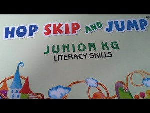 LKG CBSE Syllabus "Literacy Skills",Text Book(PART 1)and Contents|Junior KG HOP SKIP JUMP TextBook