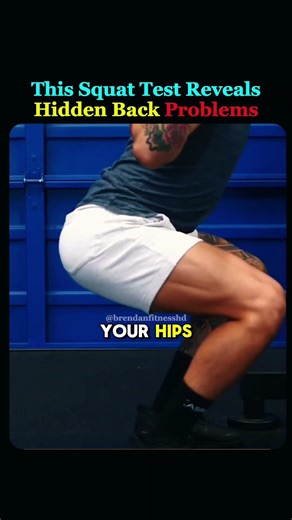 This Squat Test Reveals Hidden Back Problems @lowbackability #backpain #exercise #fitness