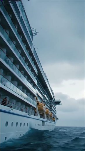 This is what happens when a storm hits a cruise ship. #ocean