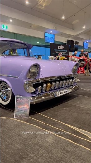 BETTY VIOLET custom Ek Holden on display at the Hotrod & Custom Auto Expo