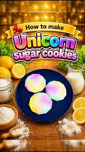 How to make Unicorn sugar cookies in Craft food Roblox #rblx#liakimjun