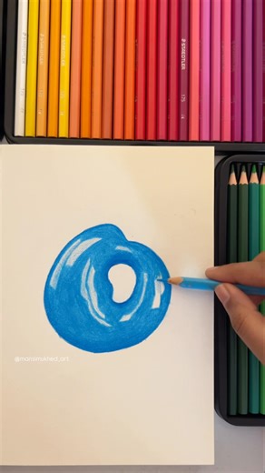 Basic tutorial for heighlights❤️ #artwork #art #colourpencils #sketch #camlin