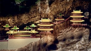 One take! See how 1,500-year-old Hanging Temple was built on a cliff