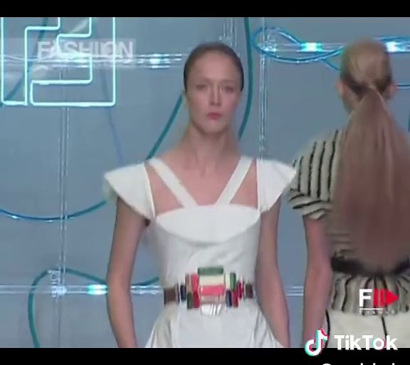 Fendi Spring/Summer 2008 Runway Featuring Raquel Zimmermann