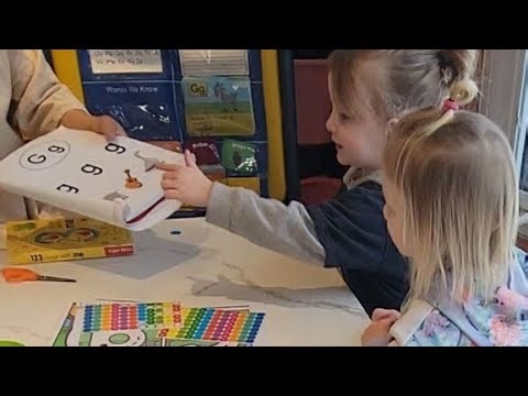 Easy way to have hands-on teaching ABCs and numbers.