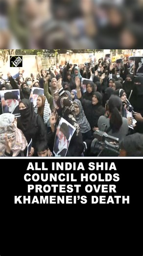 All India Shia Council holds protest in Delhi’s Jantar Mantar over Khamenei’s Death #AliKhamenei #Iran #Resistance #AntiOppression #MiddleEast #PoliticalProtest #IslamicRevolution #GlobalJustice #Leadership #IranNews | Asian News International (ANI)