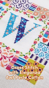 ✨️ATTENTION CROSS STITCHERS✨️ Have you tried using Eleganza, our 8wt...
