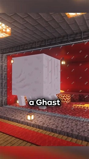 I Kidnapped a GHAST into the Overworld 😳 #minecraft