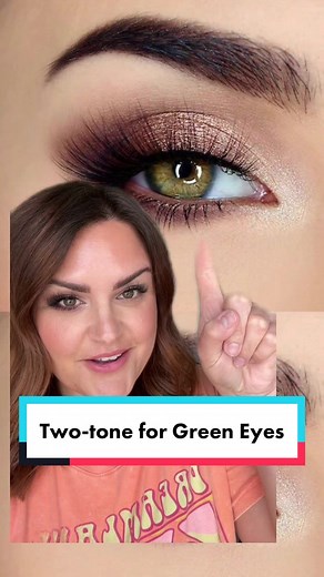 Two-Tone Eyeshadow Tutorial for Green Eyes