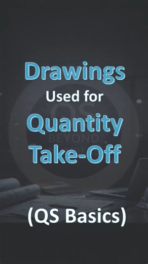 Drawings used for Quantity Take-Offs (QS Basics)#beyondnumbers#takeoff#quantitysurveying #qsbasics
