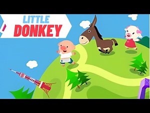 Little Donkey - Nursery Rhymes English | Kids Videos | Children Songs | Kid Songs | TeaTV Kids