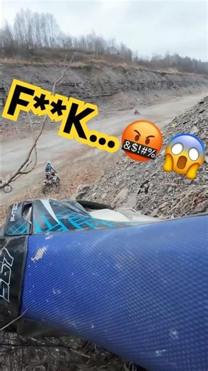 Good rides come with great struggle 😆😆 #dirtbikeadventures #hardenduro #crash