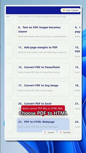 Batch convert multiple PDF files to HTML webpages