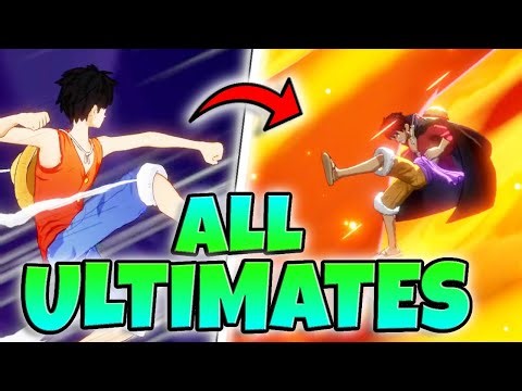 ALL LUFFY ULTIMATE MOVES ! ONE PIECE FIGHTING PATH