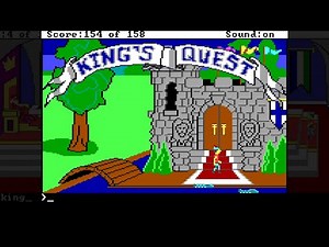 King's Quest I: Quest for the Crown - AGI EGA - fullplay longplay - Sierra On-Line, 1987 - PC / DOS