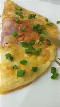 A omelete mais FÁCIL que você vai ver hoje ! 🥚✨️ PERFEITA PARA INICIANTES !