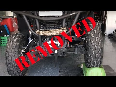Front Sway Bar Removal Experiment on a 2018 Can Am Maverick Trail 1000 DPS